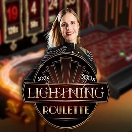 Lightning Roulette by Evolution, showcased at baxterbet-casino.eu – game logo