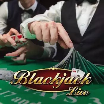 Live Blackjack slot icon by Evolution, available at Baxterbet Casino