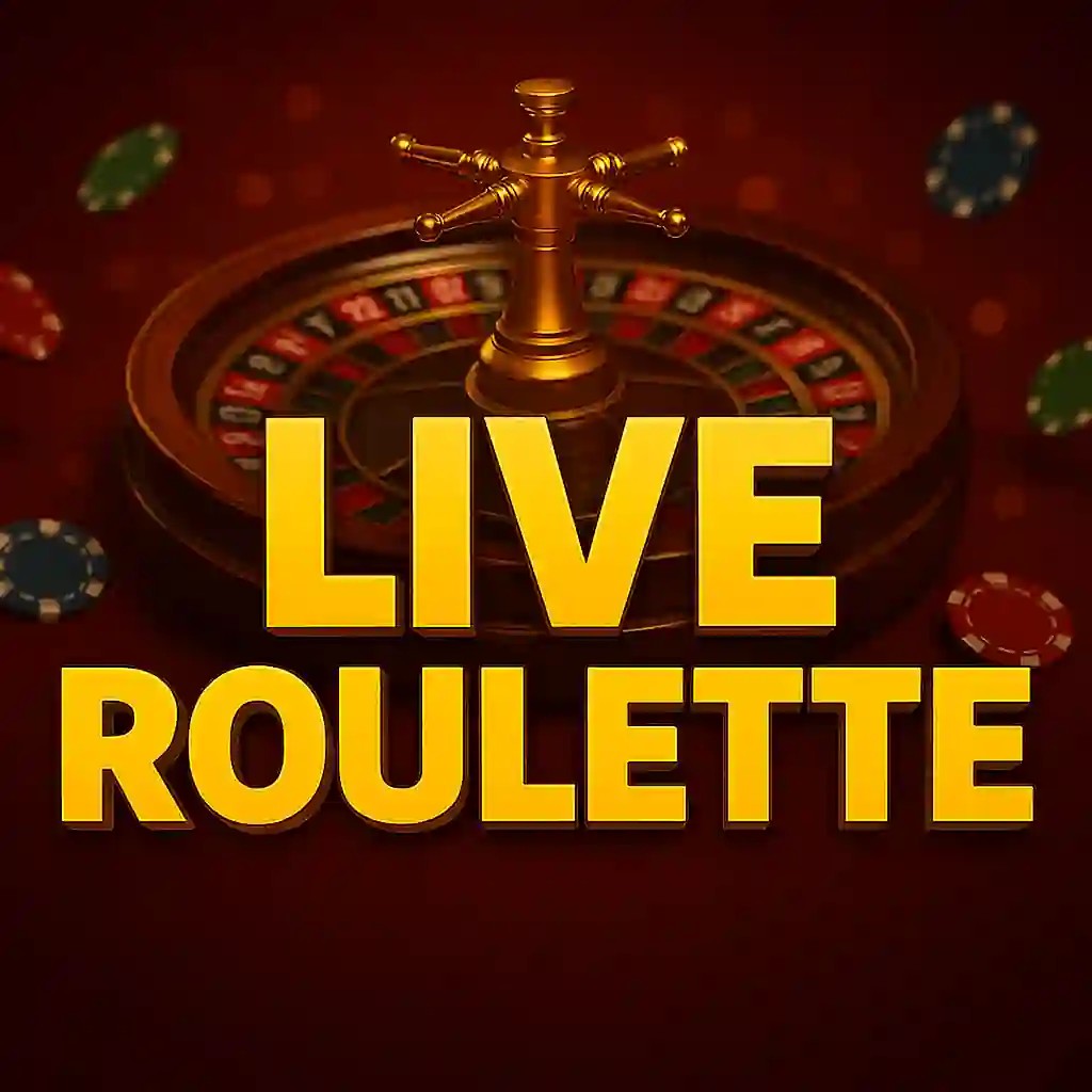 Live Roulette logo by Evolution at Baxterbet Casino