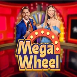 Mega Wheel slot logo by Pragmatic Play at Baxterbet Casino