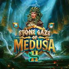 Stone Gaze of Medusa 2 slot logo by Stakelogic at Baxterbet Casino